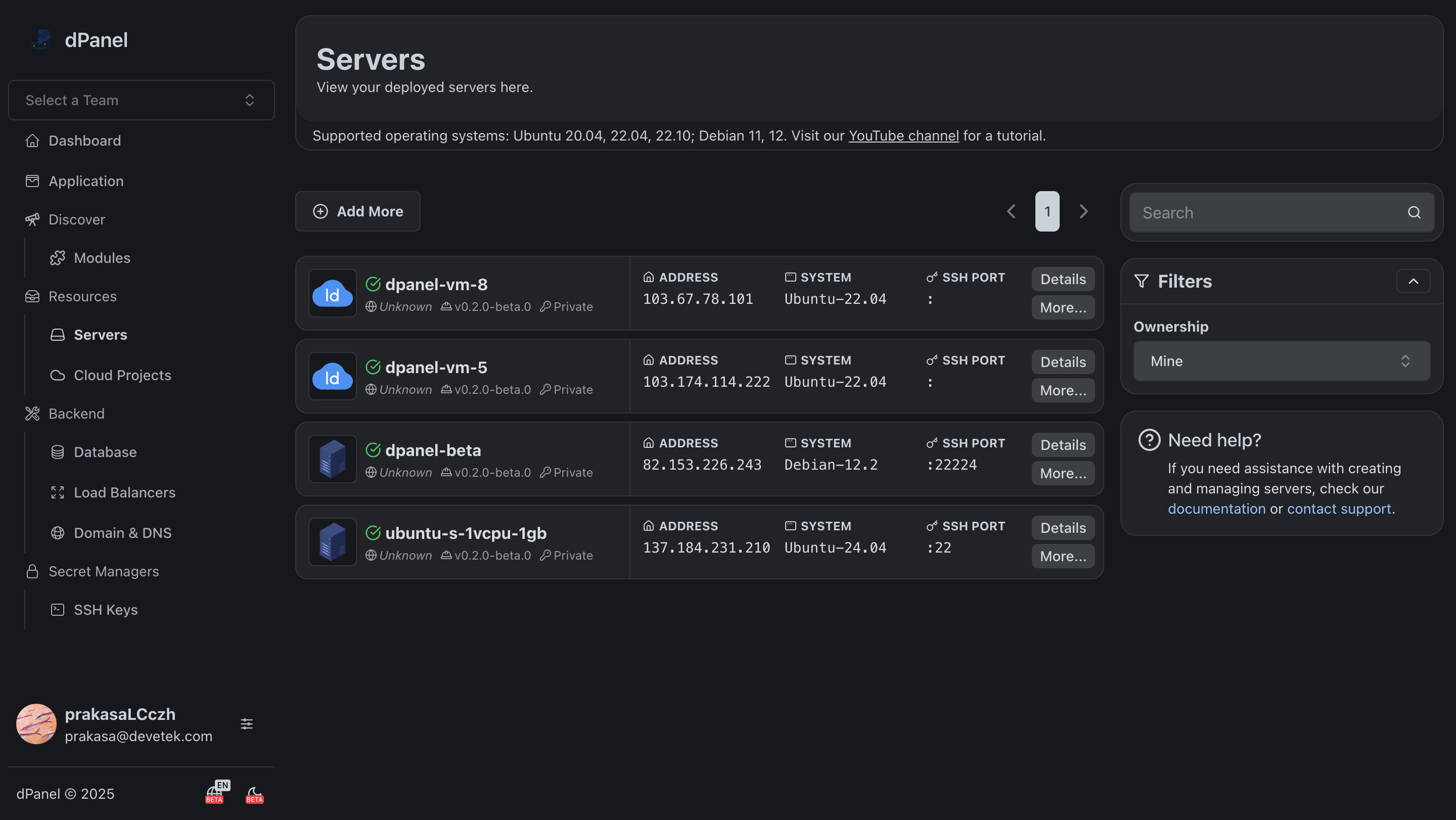 server manager dark